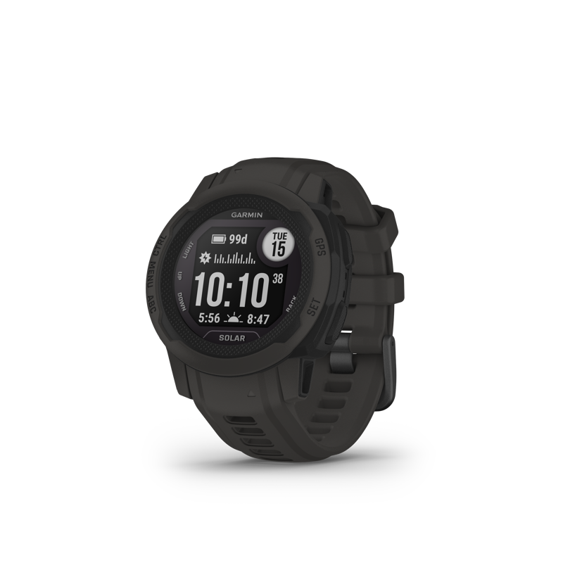 Garmin Instinct 2S Solar GPS Watch in Graphite -1