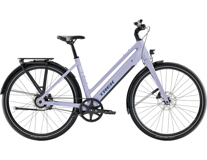 Trek Inbound+ 2 B Lowstep 360Wh Electric Hybrid Bike 2027 in Lavender Haze