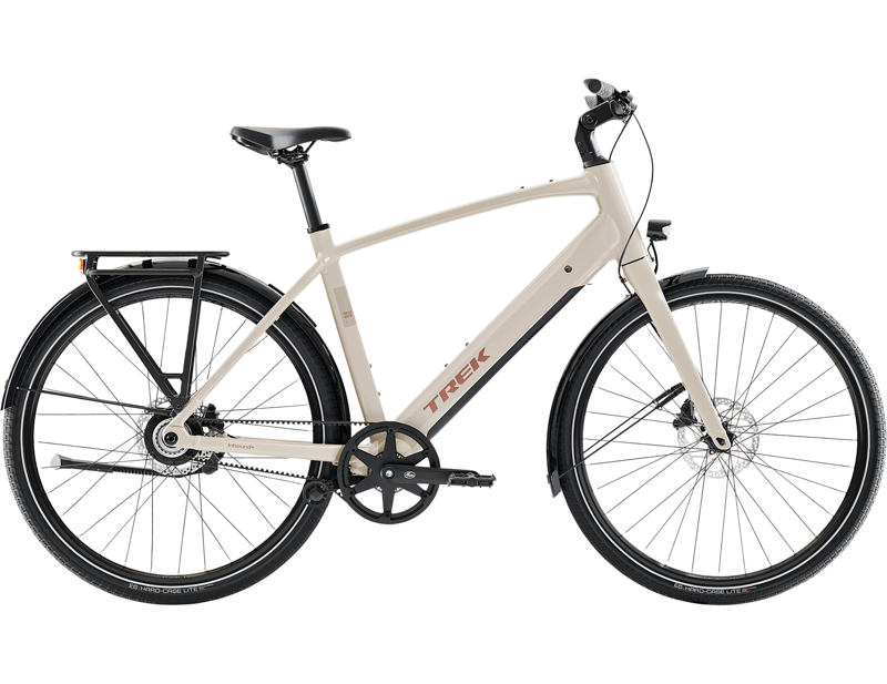 Trek Inbound+ 2 B Step Over 540Wh Electric Hybrid Bike 2027 in Buff Beige