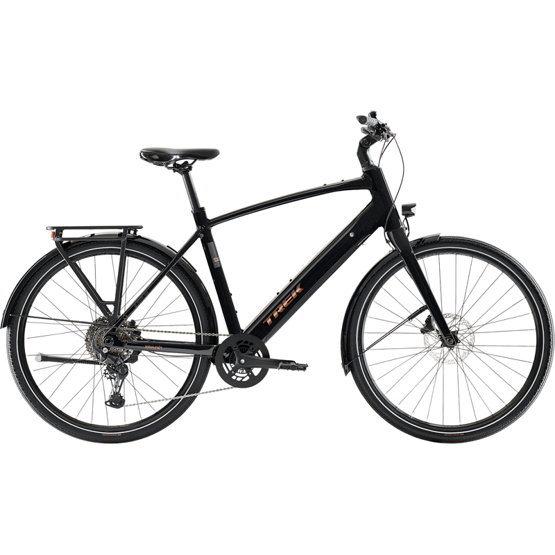 Balfes Bikes Trek Inbound+ 2 R10 Step Over Electric Hybrid Bike 2027 in Dark Star | Free postage over £30, £10 off first order, price match & 0% finance.
