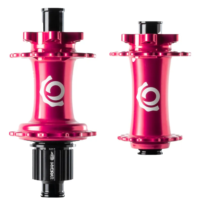 Balfes Bikes Industry9 Industry 9 Hydra 2 Mtn 32H C.Hub Iso 6 Bolt Front 15X110 Rear 12X148 XD Hub in Pink | Free postage over £30, £10 off first order, price match & 0% finance.