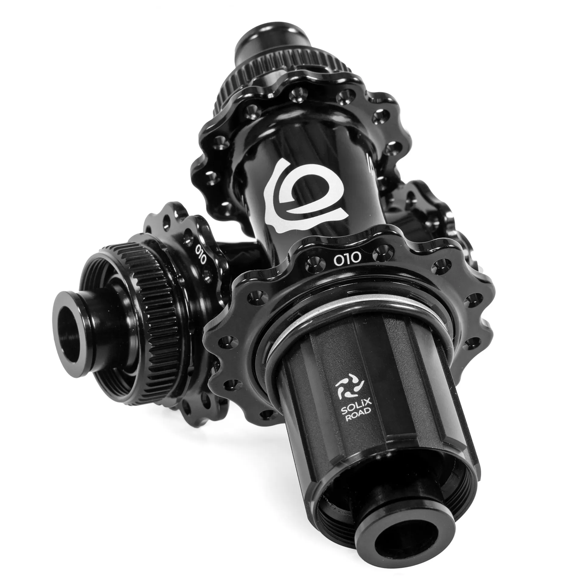Industry 9 Solix 28H Centre Front 12X100 Rear 12X142 HG Hub11 Hub in Black