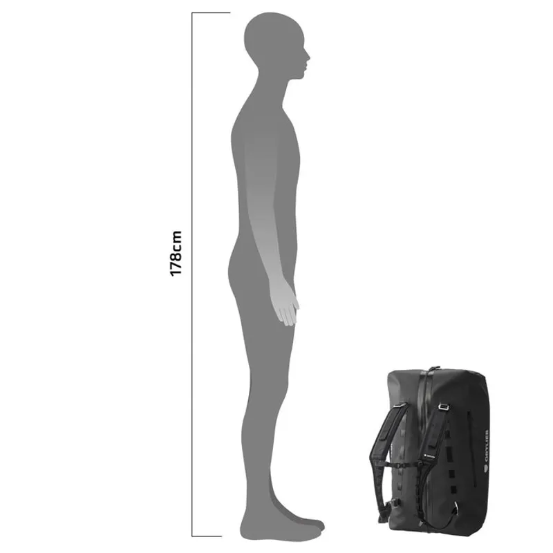 Ortlieb Duffle Zip TS 60L in Black-7