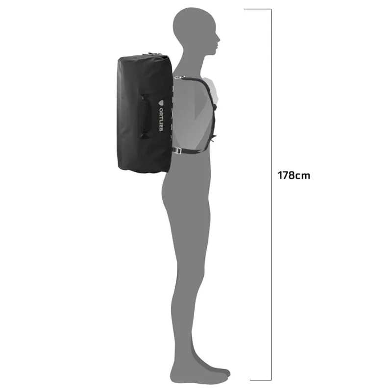 Ortlieb Duffle Zip TS 60L in Black-8