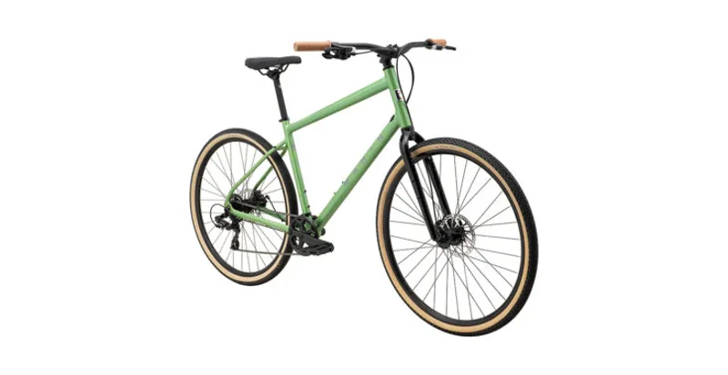 Marin Kentfield 1 Hybrid Bike 2026 in Green-1
