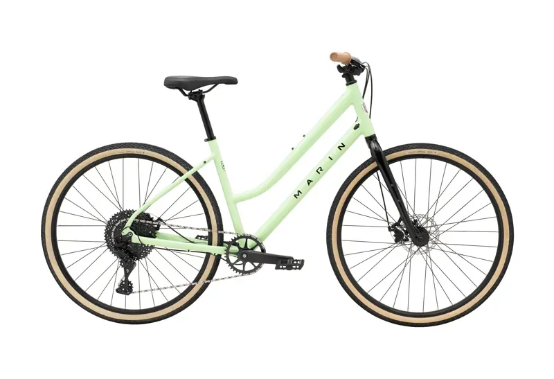 ONE OFF Marin Kentfield 2 ST Women's Hybrid Bike Small 2024 in Light Green