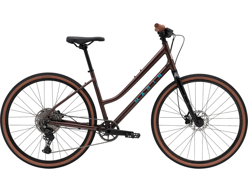 Marin Kentfield 3 ST Hybrid Bike 2026 in Brown