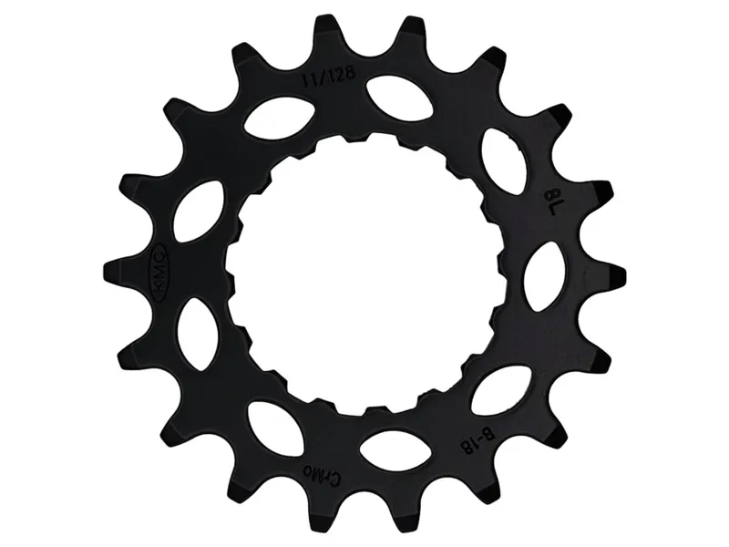 KMC Bosch Gen II Front Sprocket 18t 11/128 inch in Black