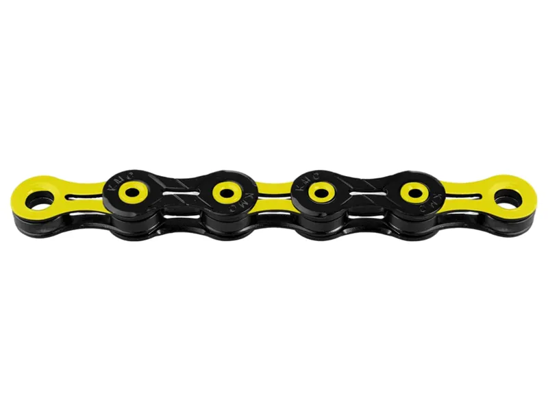 KMC DLC 11 Chain 118L in Black/Yellow-1