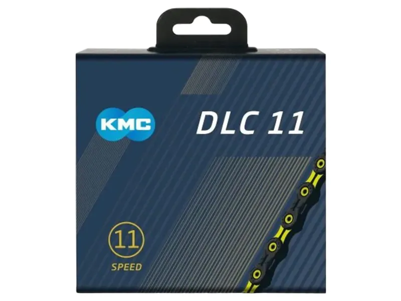 KMC DLC 11 Chain 118L in Black/Yellow