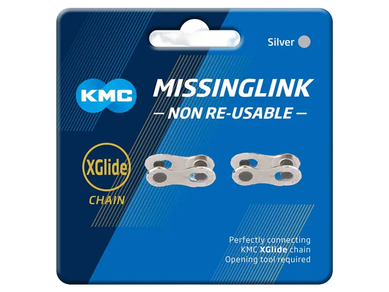 Balfes Bikes Kmc KMC X-Glide Non Reusable MissingLink 2pcs | Free postage over £30, £10 off first order, price match & 0% finance.