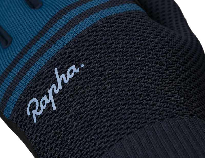 Rapha Merino Winter Gloves in Dark Navy/Teal-3