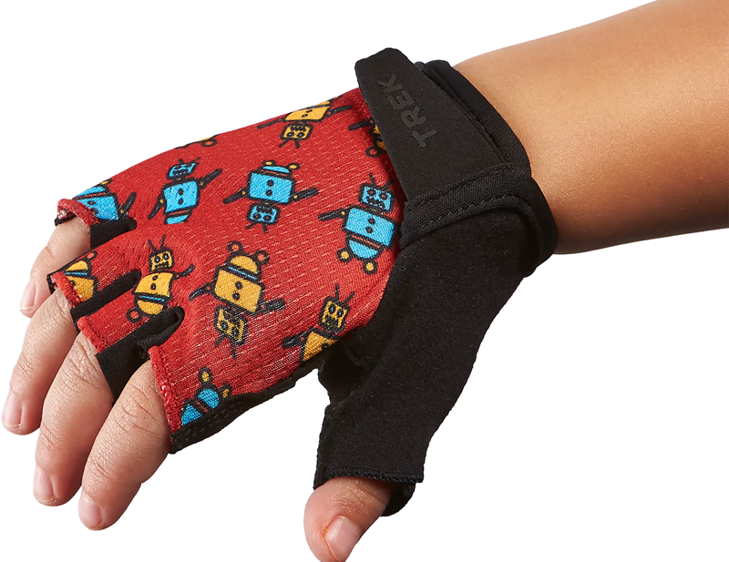 Trek Kids Unisex Bike Mitt in Robots-1