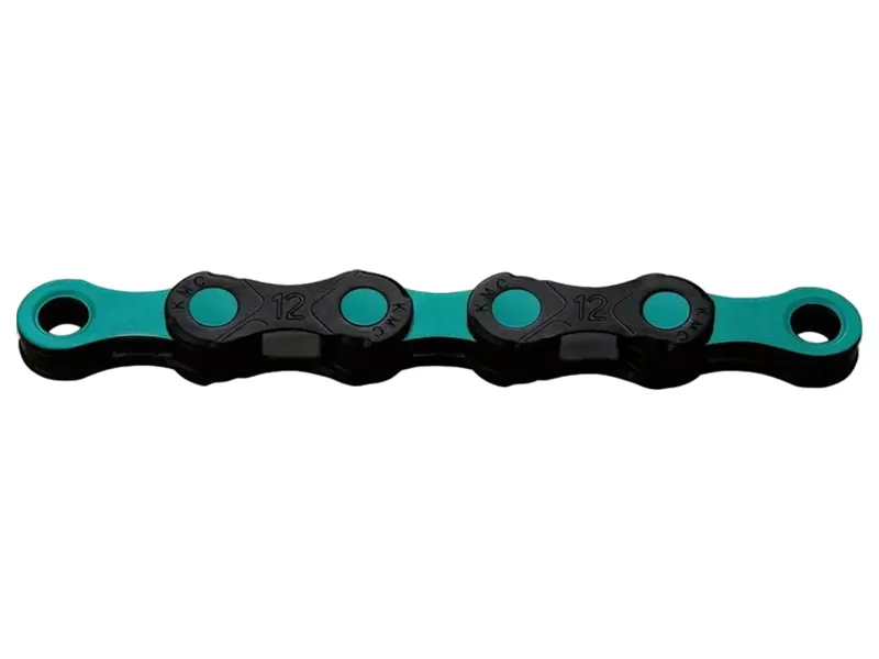 Balfes Bikes Kmc KMC DLC 12 Chain 126L in Black/Celeste | Free postage over £30, £10 off first order, price match & 0% finance.