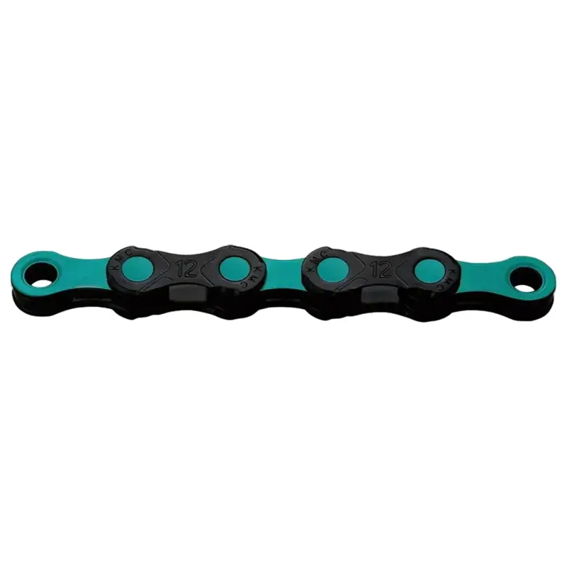 Balfes Bikes Kmc KMC DLC 12 Chain 126L in Black/Celeste | Free postage over £30, £10 off first order, price match & 0% finance.