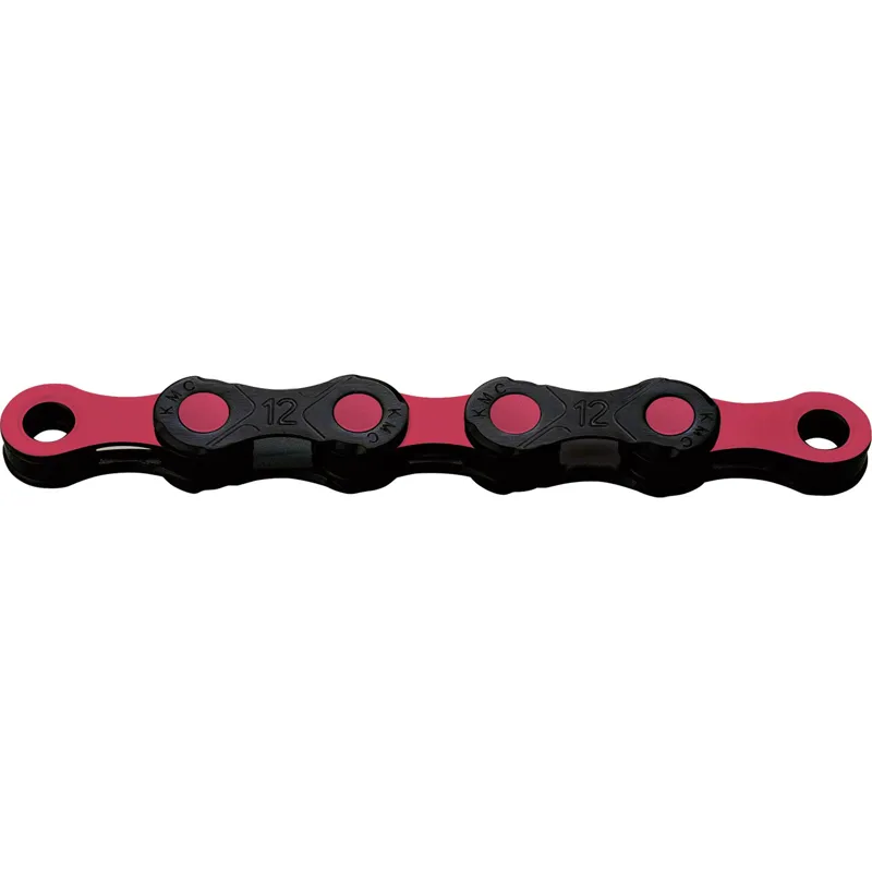 KMC DLC 12 Chain 126L in Black/Red-1