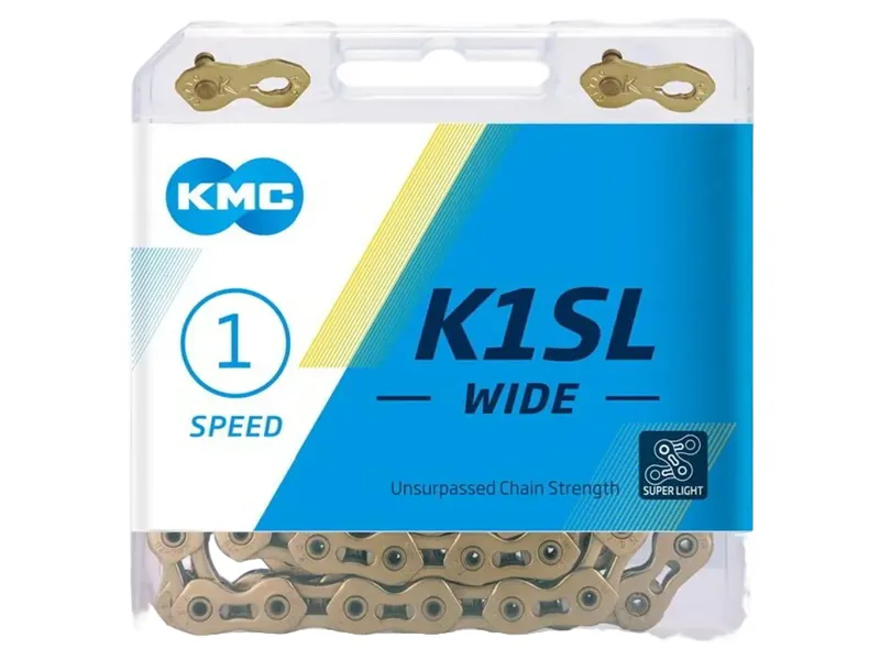 KMC K1SL Wide Ti-N Chain 100L in Gold