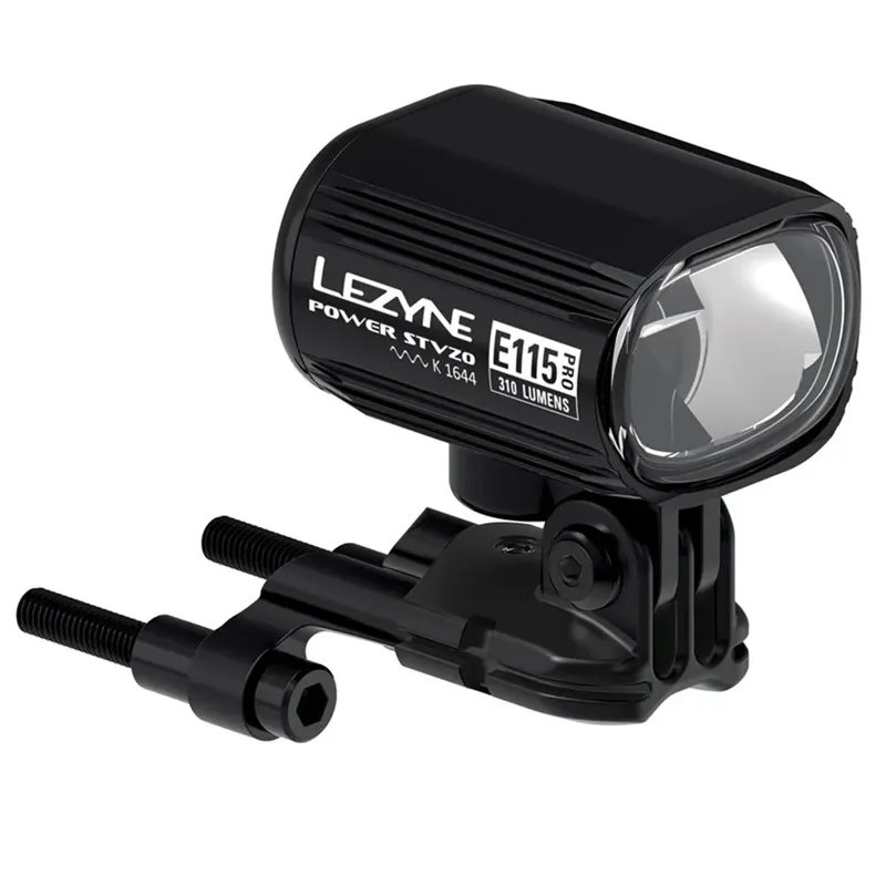 Lezyne Ebike Power STVZO Pro E115 LED Front Light in Black 115LUX
