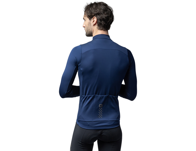 Ale Fondo 2.0 Solid Long Sleeve Jersey in Blue-1