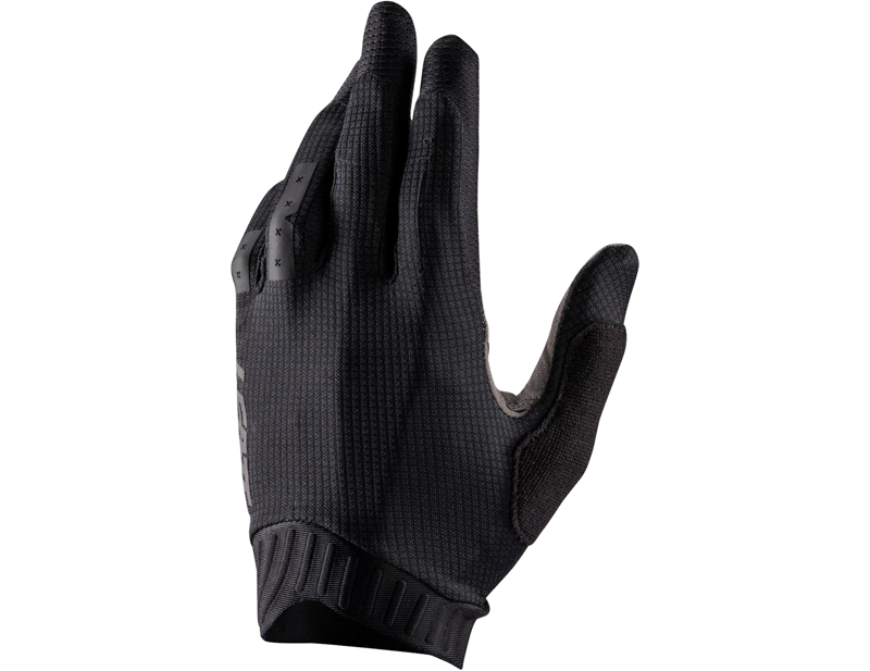 Leatt 1.0 GripR Women's MTB Gloves in Stealth Black/Grey-1