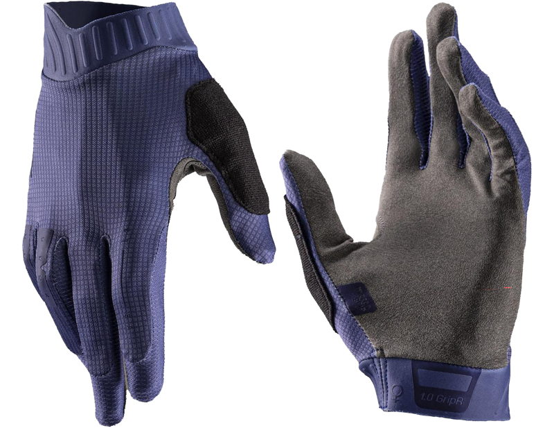 Leatt 1.0 GripR Women's MTB Gloves in Cosmic Blue-4