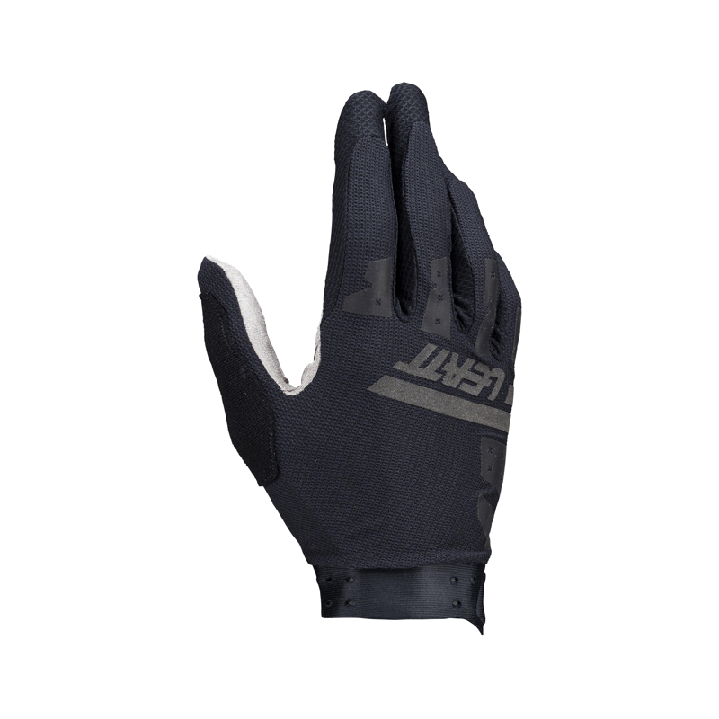 Balfes Bikes Leatt X-Flow MTB 2.0 Full Finger Gloves in Stealth Black/Grey | Free postage over £30, £10 off first order, price match & 0% finance.