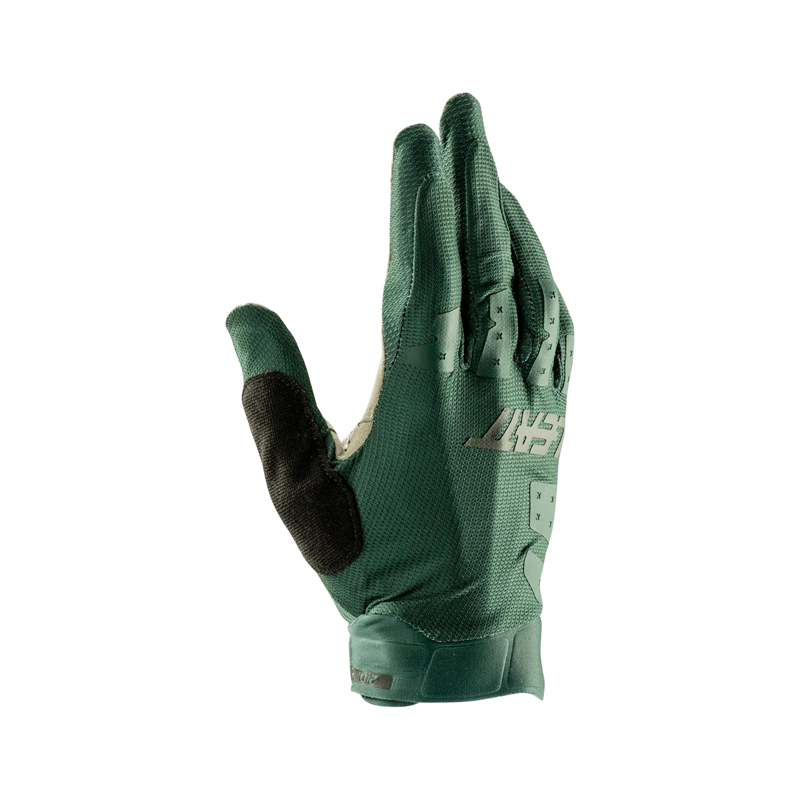 Balfes Bikes Leatt X-Flow MTB 2.0 Full Finger Gloves in Spruce Green | Free postage over £30, £10 off first order, price match & 0% finance.