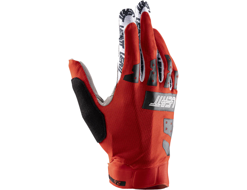 Leatt X-Flow MTB 2.0 Full Finger Gloves in Red