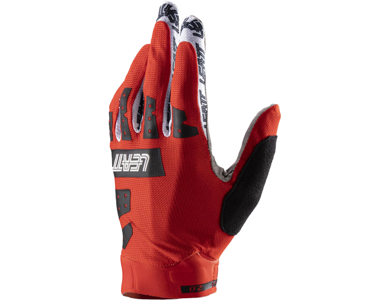 Leatt X-Flow MTB 2.0 Full Finger Gloves in Red-1