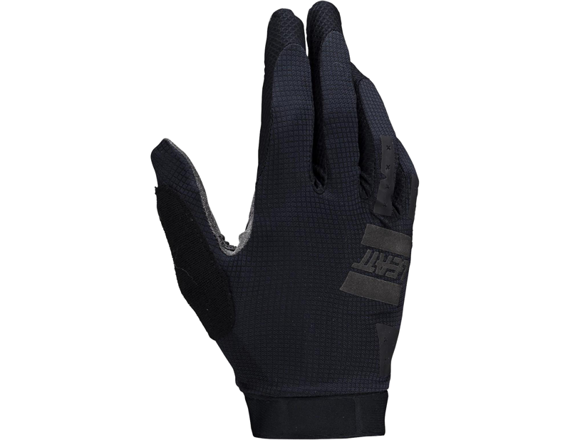 Leatt GripR MTB Glove 1.0 Jr in Stealth Black/Grey