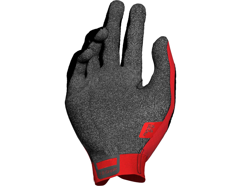 Leatt GripR MTB Glove 1.0 Jr in Red-1