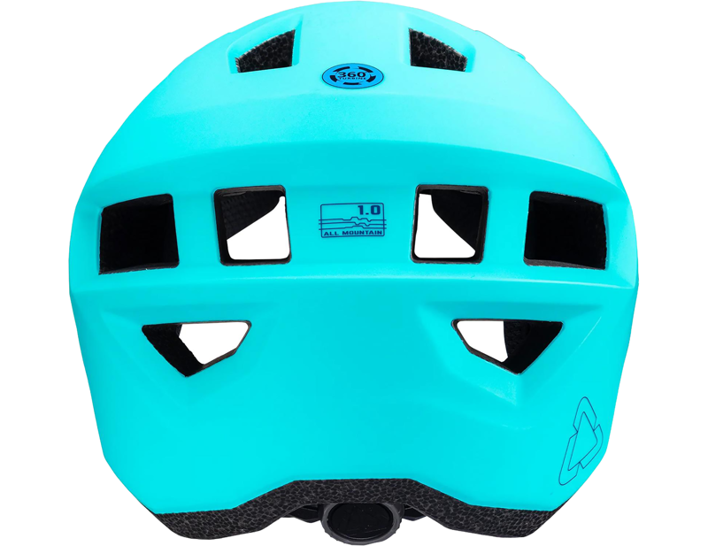 Leatt All Mountain 1.0 MTB Helmet Jr XS 50-54cm in Aqua Blue-4