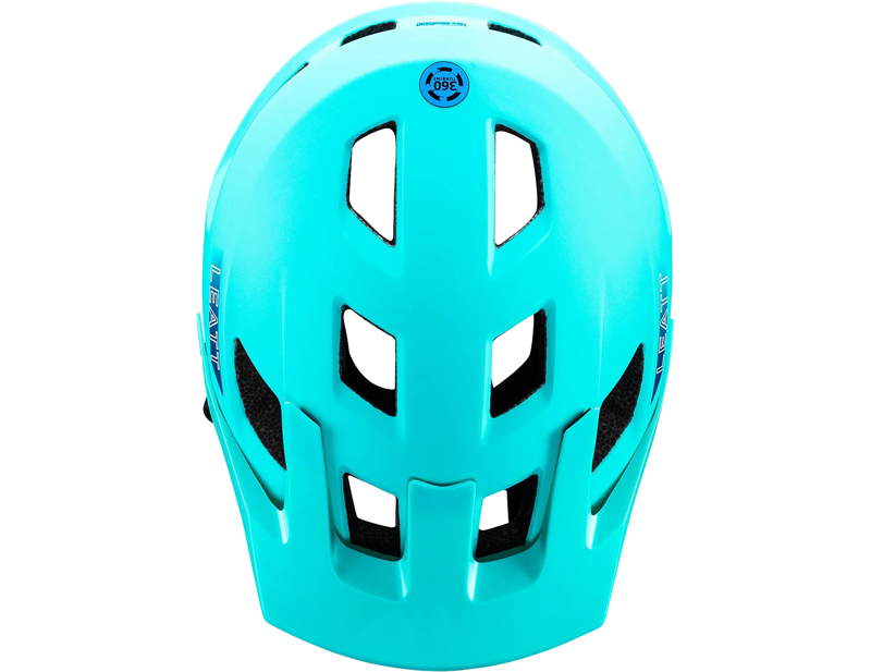 Leatt All Mountain 1.0 MTB Helmet Jr XS 50-54cm in Aqua Blue-5