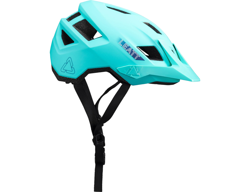 Leatt All Mountain 1.0 MTB Helmet Jr XS 50-54cm in Aqua Blue-2