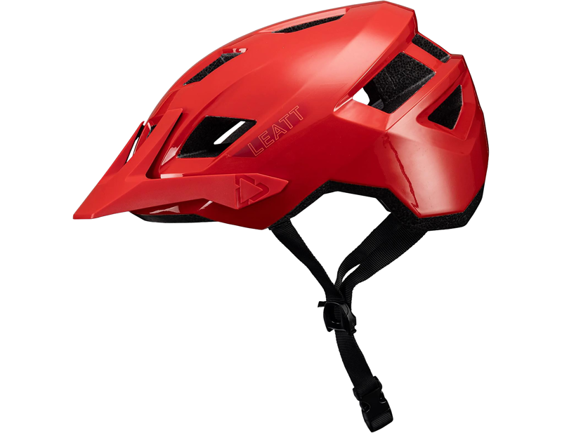 Leatt All Mountain 1.0 MTB Helmet Jr XS 50-54cm in Red-1