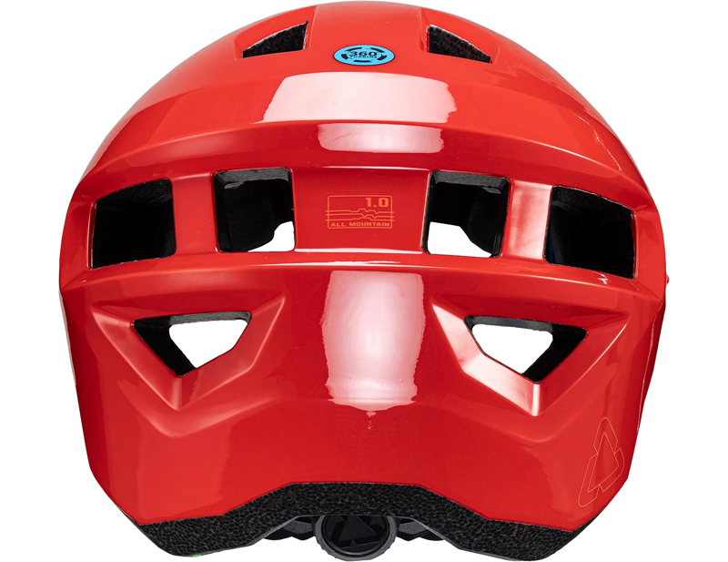 Leatt All Mountain 1.0 MTB Helmet Jr XS 50-54cm in Red-4