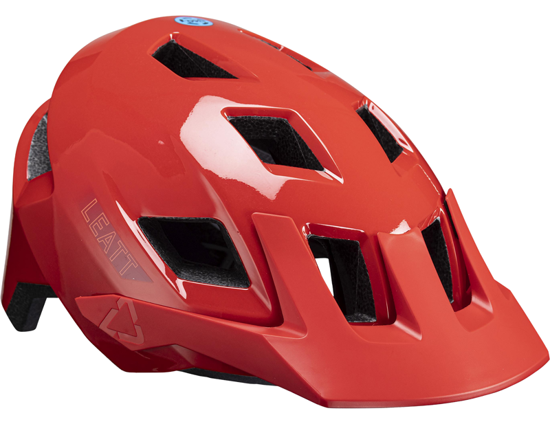 Leatt All Mountain 1.0 MTB Helmet Jr XS 50-54cm in Red-3