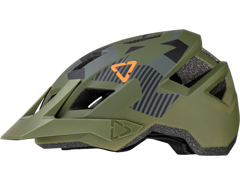 Leatt All Mountain 1.0 MTB Helmet Jr XS 50-54cm in Camo Green-1