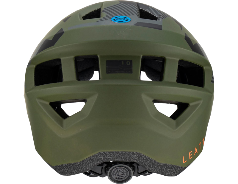 Leatt All Mountain 1.0 MTB Helmet Jr XS 50-54cm in Camo Green-4
