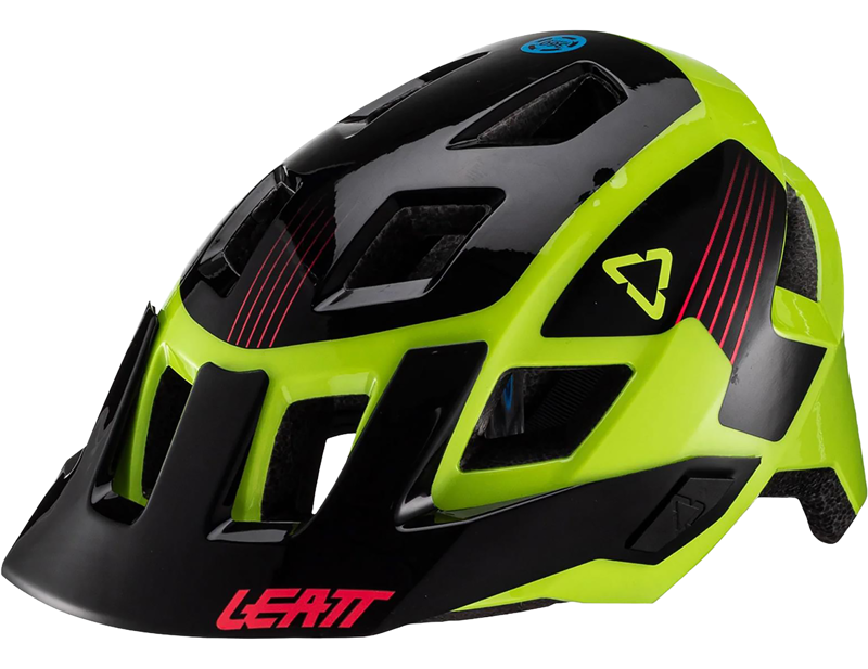 Leatt All Mountain 1.0 MTB Helmet Jr XS 50-54cm in Lime Green