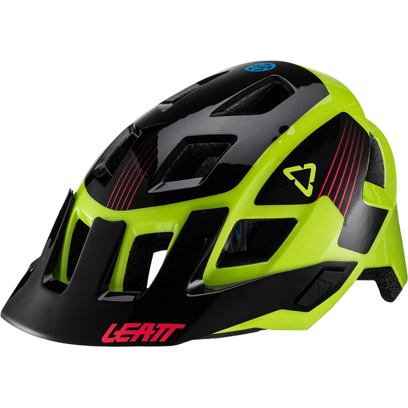 Balfes Bikes Leatt All Mountain 1.0 MTB Helmet Jr XS 50-54cm in Lime Green | Free postage over £30, £10 off first order, price match & 0% finance.