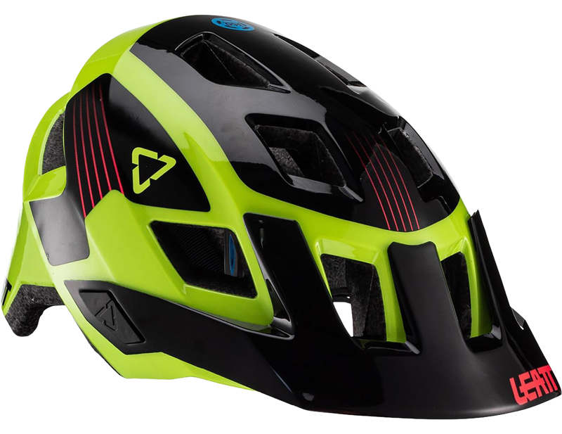 Leatt All Mountain 1.0 MTB Helmet Jr XS 50-54cm in Lime Green-3