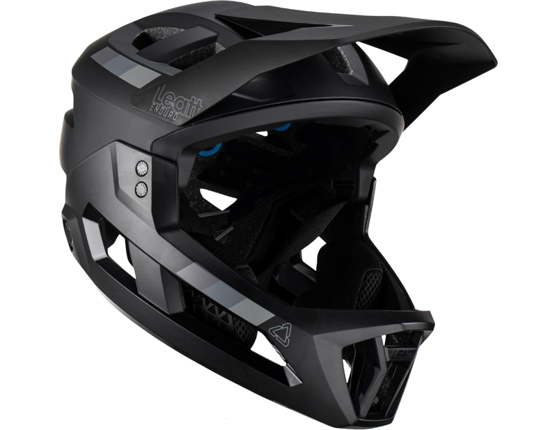 Leatt Enduro 2.0 MTB Helmet Jr XS 50-54cm in Stealth Black/Grey-1