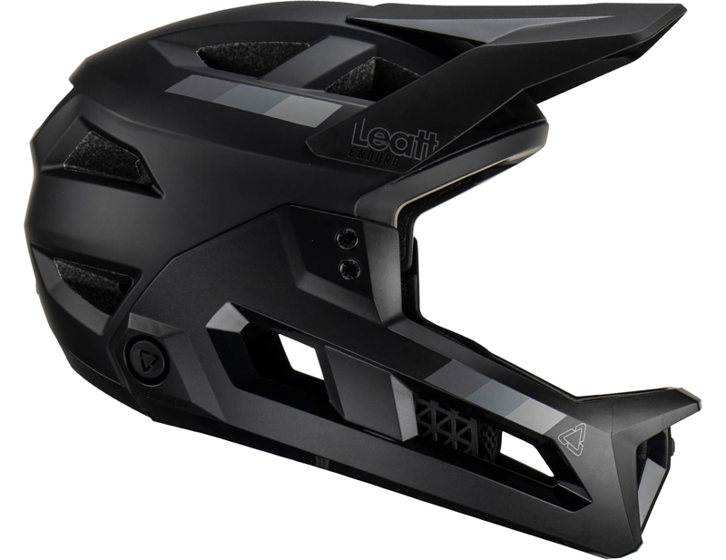 Leatt Enduro 2.0 MTB Helmet Jr XS 50-54cm in Stealth Black/Grey-2