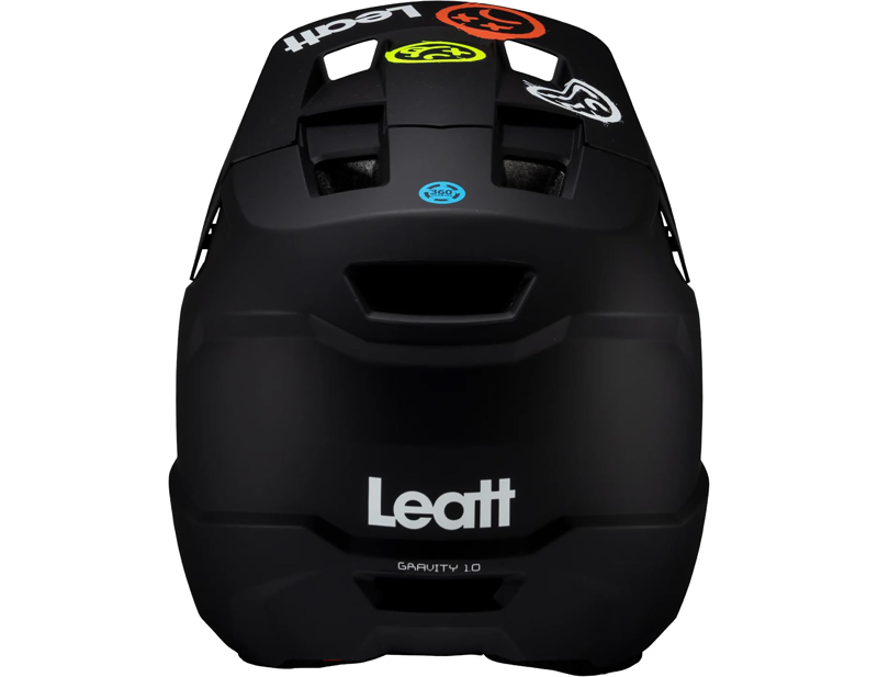 Leatt Gravity 1.0 MTB Helmet Jr in Black-3