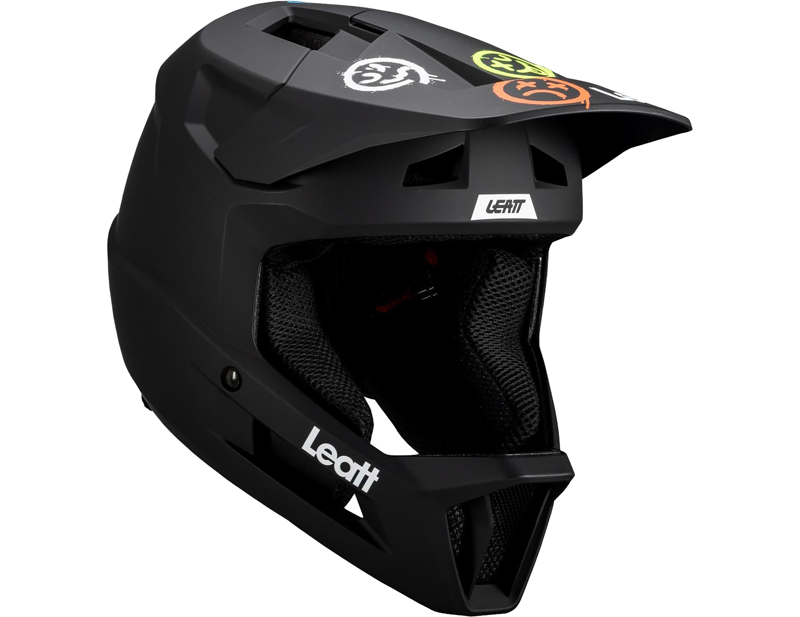 Leatt Gravity 1.0 MTB Helmet Jr in Black-2