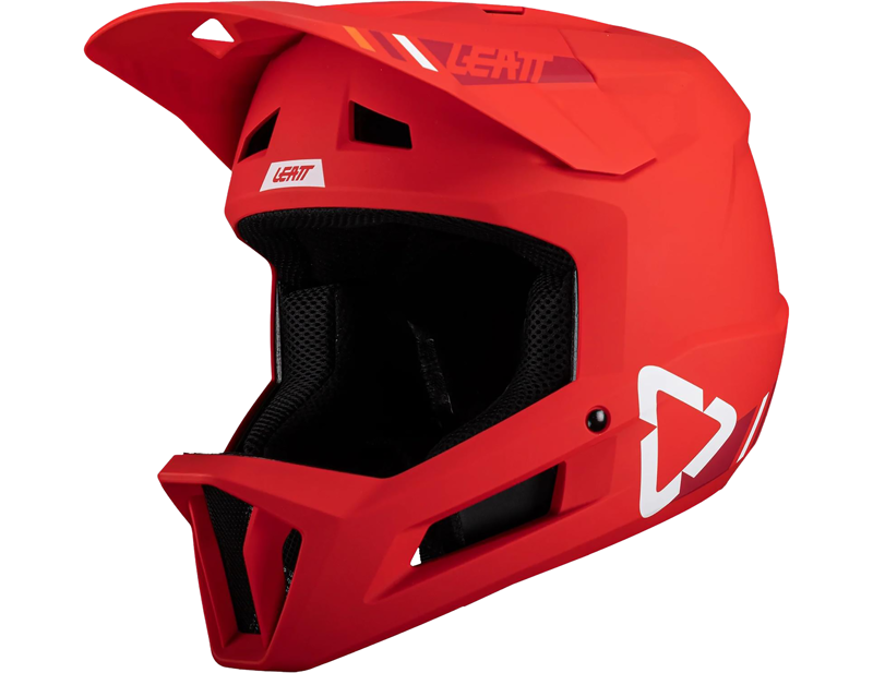 Leatt Gravity 1.0 MTB Helmet Jr in Fire Red