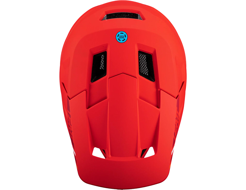 Leatt Gravity 1.0 MTB Helmet Jr in Fire Red-4
