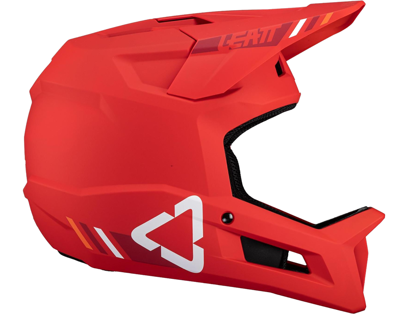 Leatt Gravity 1.0 MTB Helmet Jr in Fire Red-2