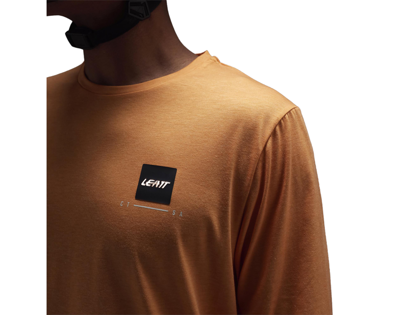 Leatt Gravity 3.0 MTB Long Sleeve Jersey in Lager Yellow-5
